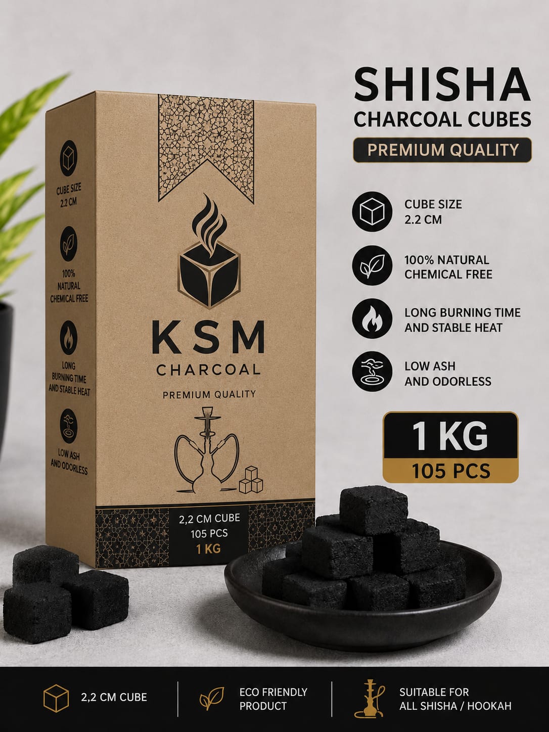 Cubes 2.2 cm (Eco Box)